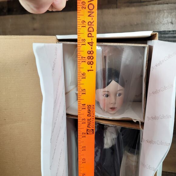 1993 Alfalfa The Little Rascals Porcelain Doll The Hamilton Collection - Picture 6 of 6